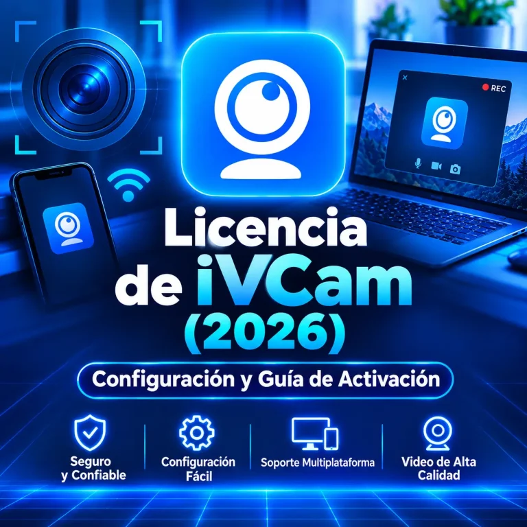 Clave de licencia de iVCam (2026) Activación y guía